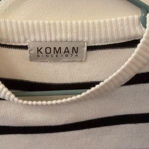 Striped light sweater